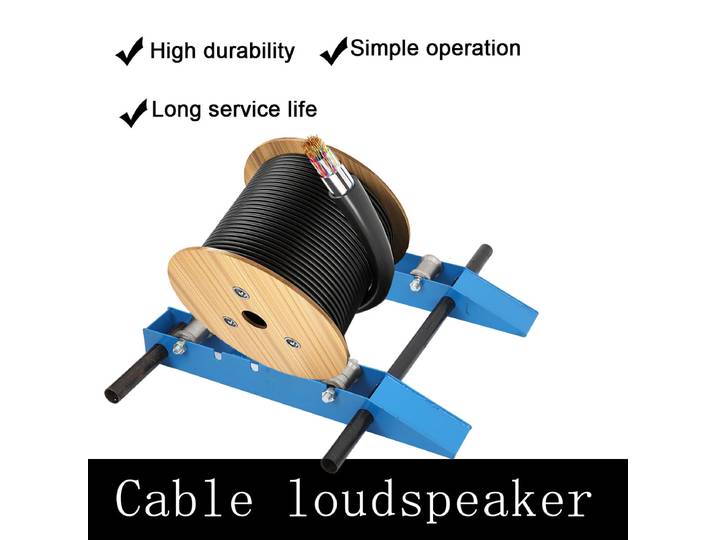Support de dérouleur de câble métallique 4400 LBS, distributeur de fil en acier de qualité industrielle et commerciale robuste, dérouleur de bobines de câbles