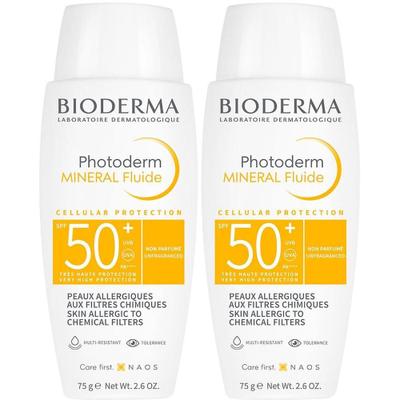 Bioderma Photoderm Mineralfl Creme SPF 50+ 2x 2x75 g