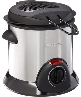 Presto Stainless Steel Electric Deep Fryer, Silver