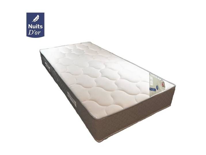 Matelas 100x200 cm Densité 35 kg/m³ - 24 cm - Soutien Ferme Moonlight - MATELAS MOONLIGHT
