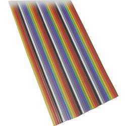 BKL Electronic 10120156/10 Flachbandkabel Rastermaß: 1.27 mm 10 x 0.08 mm² Bunt 10 m