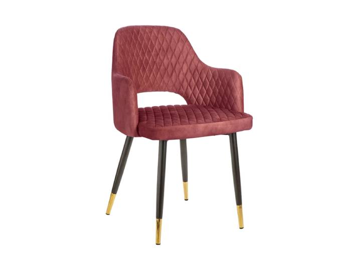 Design Armlehnstuhl „Paris“ Samt Rot Invicta Interiors