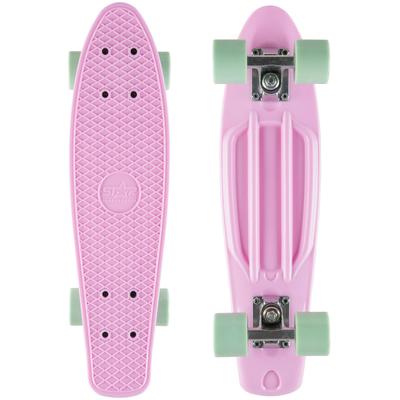 Skateboard STAR-SKATEBOARD, rosa (rosa, mint), Skateboards, Kinder, Kicktail