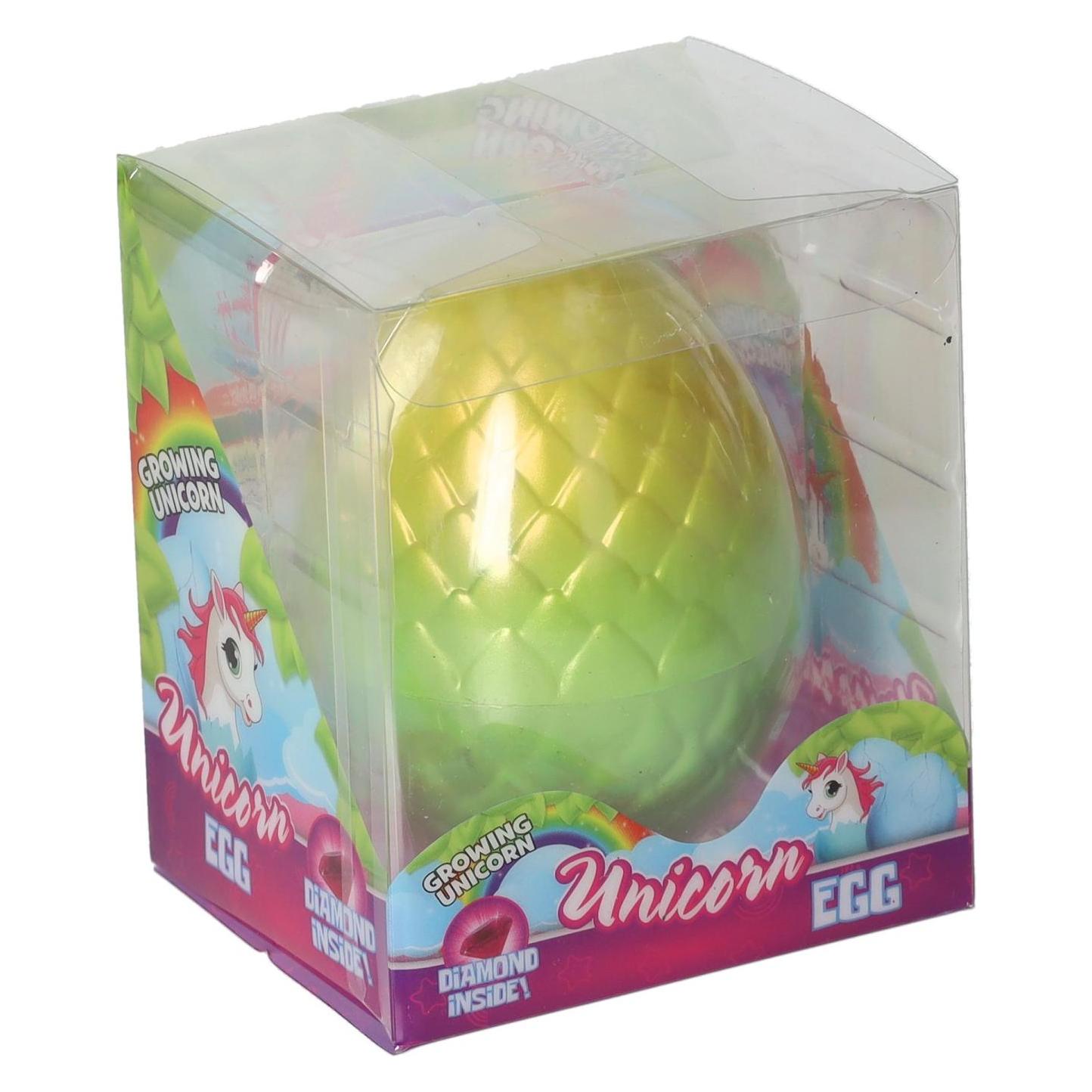 Einhorn-Ei mit wachsendem Einhorn und Diamant - 8 cm (61863728)