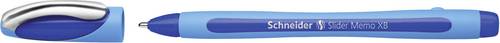 Schneider Schreibgeräte Slider Memo XB 150203 Kugelschreiber 0.5mm Schreibfarbe: Blau