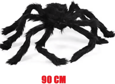 Inspire Curations Giant Plush Halloween Spider Decoration Indoor Outdoor Party Prop 90 Cm