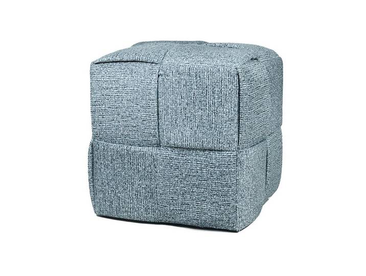 Mondex Pouf Wiki grau 43/43/43 cm Textil, Grau, 43x43x43 cm, Wohnzimmer, Sessel, Hocker & Hockerbänke, Poufs