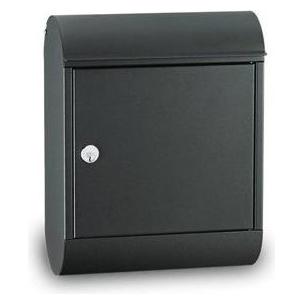 MEFA postkasse topaz 842 sort (43 x 15 x 34 cm) (5701867842103)