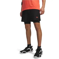 UNDER ARMOUR Vanish Woven 2.0 2in1 Shorts Herren 008 - ultimate black/venom red/venom red S