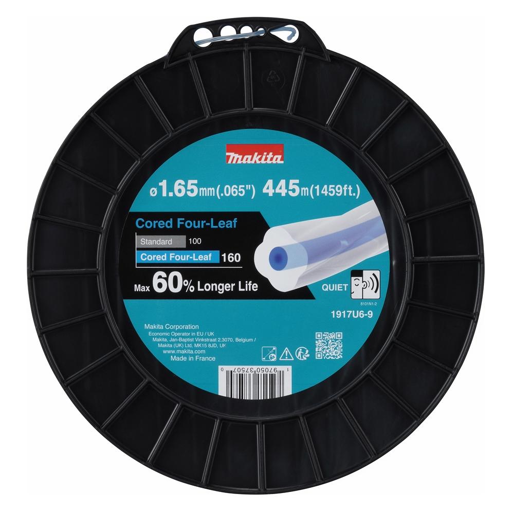 Makita Mähfaden Cored Four-Leaf 1,65mm x 445m (Rasentrimmer) (71396501)