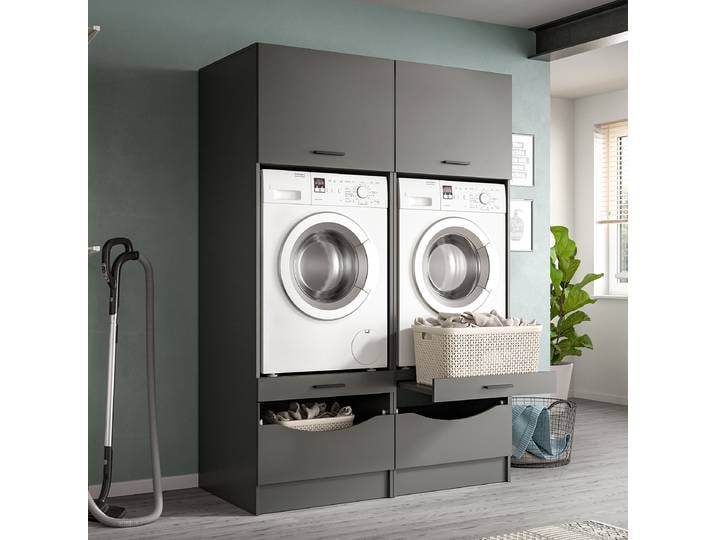 Kit de transformation Lave-linge J 133 x 195 x 68cm Gris/Anthracite