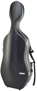 bam SUP1005XLNS Cello Case 4/4 Schwarz mit silbernen Schlössern