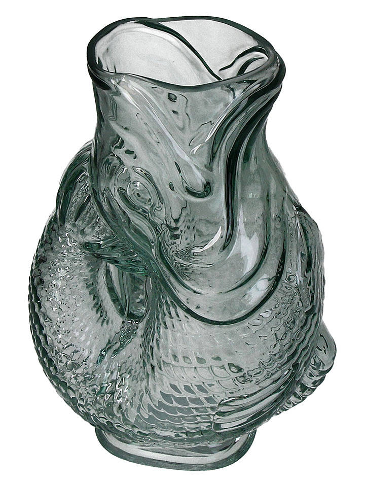 Kersten Vase ''Fish'' in Grau - (B)17 x (H)24,5 x (T)10,5 cm - onesize