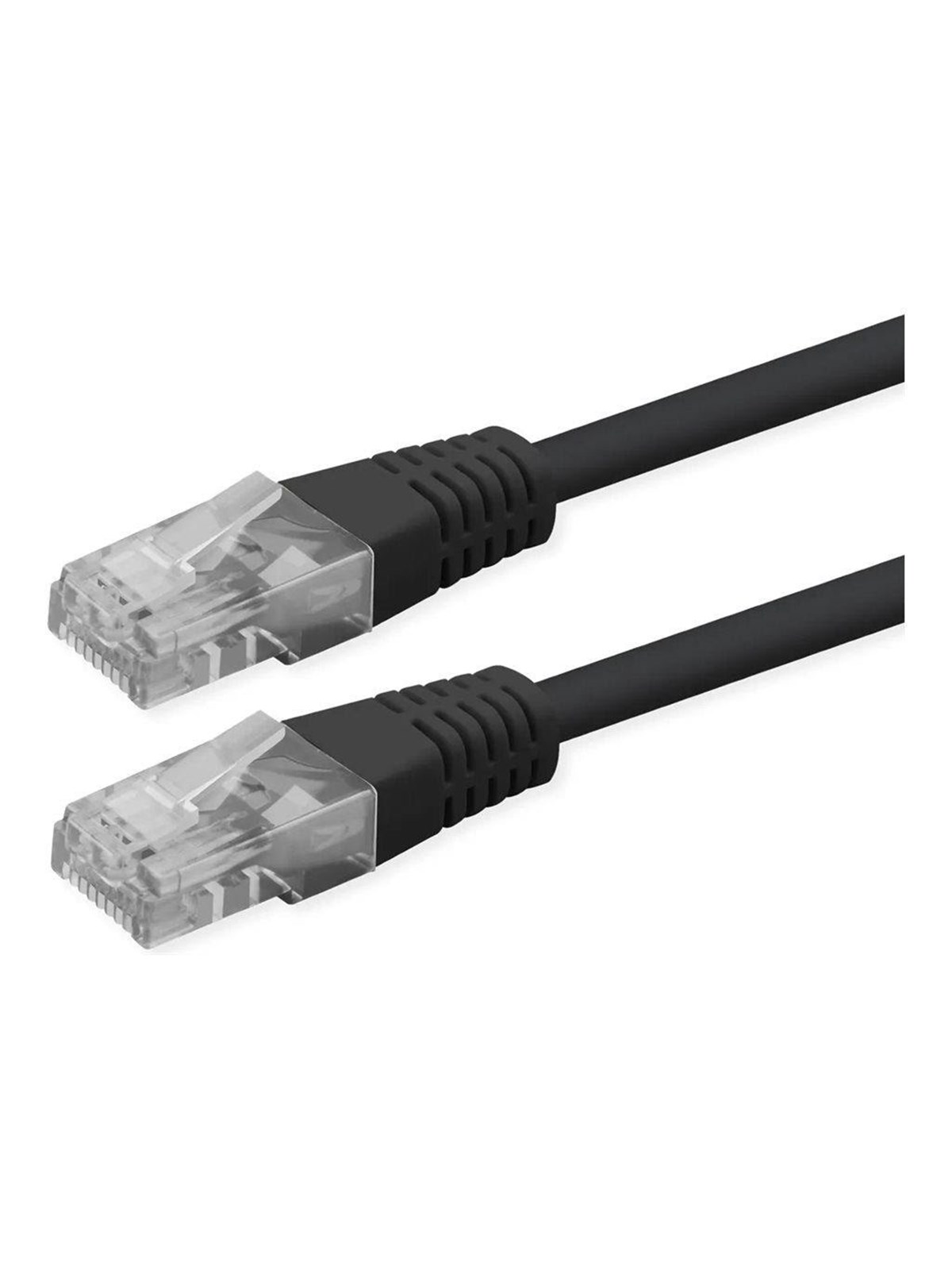 Roline patch cable - 5 m - black pantone 3C - Schwarz
