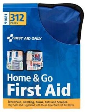 First Aid Only First Aid Essential All Purpose 312 Piece First Aid Kit with Soft Case