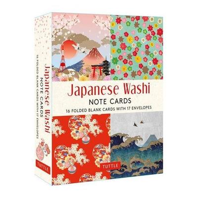Japanese Washi, 16 Note Cards, Nonbook von , Pan macmillan Ltd., 978-0-8048-5234-0