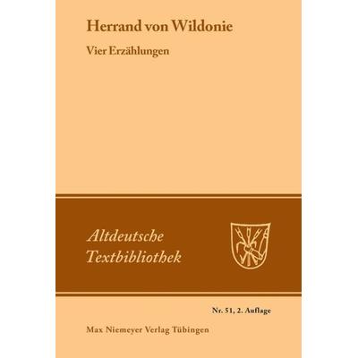 [Set Vier Erzählungen], Taschenbuch von Herrand Wildonie, De Gruyter, 978-3-11-127770-7