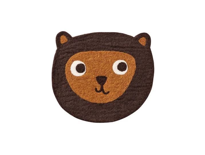 Klippan Yllefabrik Coussin de chaise Little Bear Marron