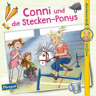 Conni und die Stecken-Ponys (Abenteuerspaß mit Conni) - Barbara Iland-Olschewski,Anne Maja Wenning, Audio, 4069828701786