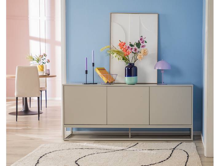 home24 Dressoir Finnerd 180cm beige/kasjmier