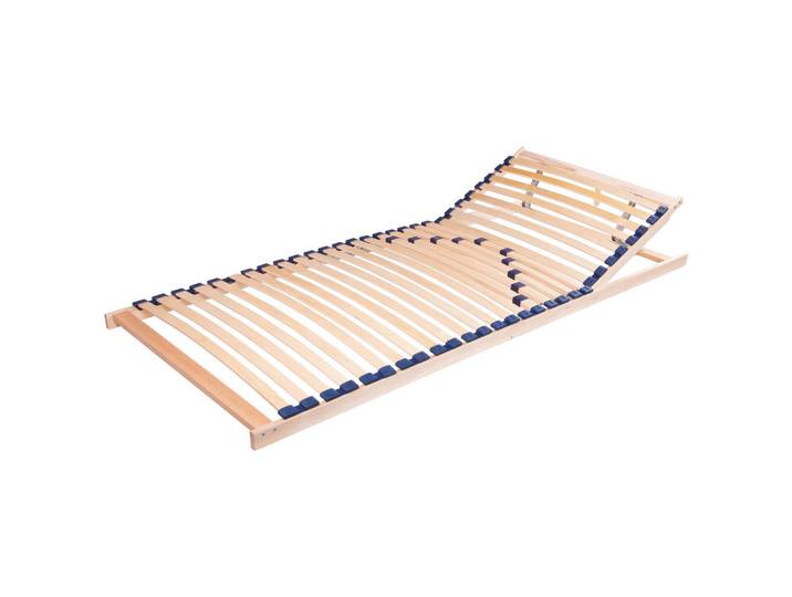 Breckle Lattenrost A1-22 KM, Holz, Birke, Buche, massiv, Schichtholz,Schichtholz, 120x200 cm, Federleisten mit Duokappen, individuelle Liegehärteeinstellung, verstellbar, Schlafzimmer, Lattenroste, Lattenrost verstellbar
