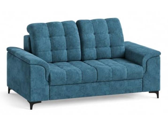 MW EURO-MEBLE 2-Sitz Sofa SNAP, Couch, Wohnzimmermöbel, Polstermöbel, Dreisitzer Sofa [Bangkok: Ocean]