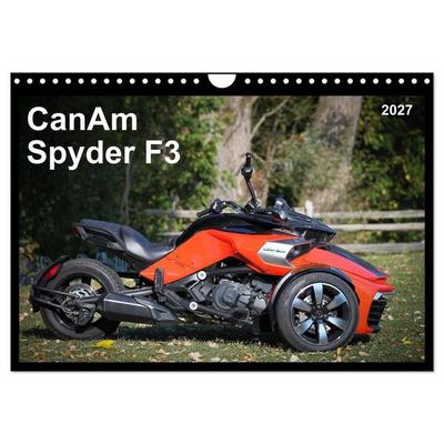 CanAm Spyder F3 (Wandkalender 2027 DIN A4 quer), CALVENDO Monatskalender