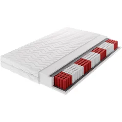 TASCHENFEDERKERNMATRATZE MORANTE MULTI Multipocket 100x200, H3, Höhe ca.: 18 cm