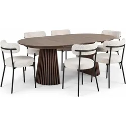 Ebuy24, Essgruppe, Essgruppe Tokyo 7-teilig (MDF)