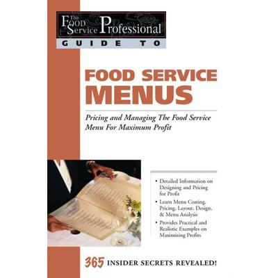 Food Service Menus, Taschenbuch von Lora Arduser, Atlantic Publishing, 978-0-910627-23-8