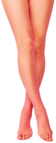 Netzstrumpfhose, fein, neonpink