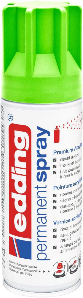 edding Acrylspray Permanent Spray Neongrün Matt 4-5200964