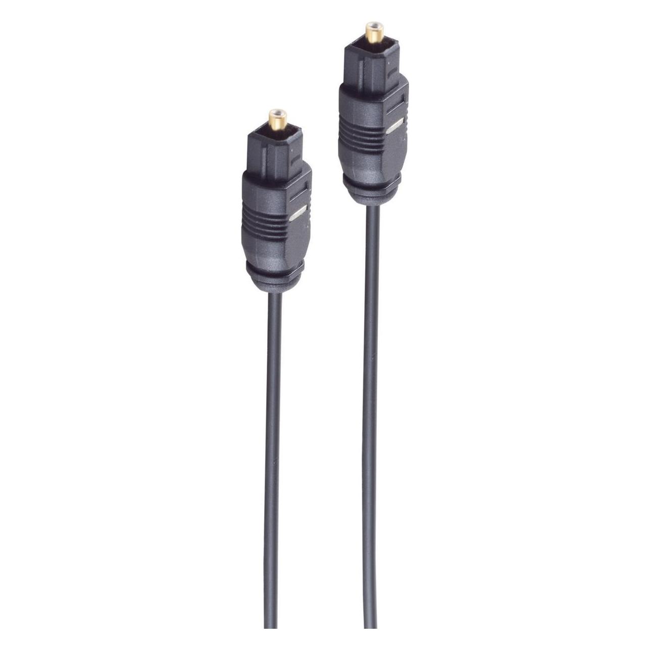 B-run shiverpeaks-BASIC-S--Lichtwellenleiterkabel 2,2mm, Toslink-Stecker auf Toslink-Stecker, 20m (20 m, Toslink Kabel) (BS69002-20)