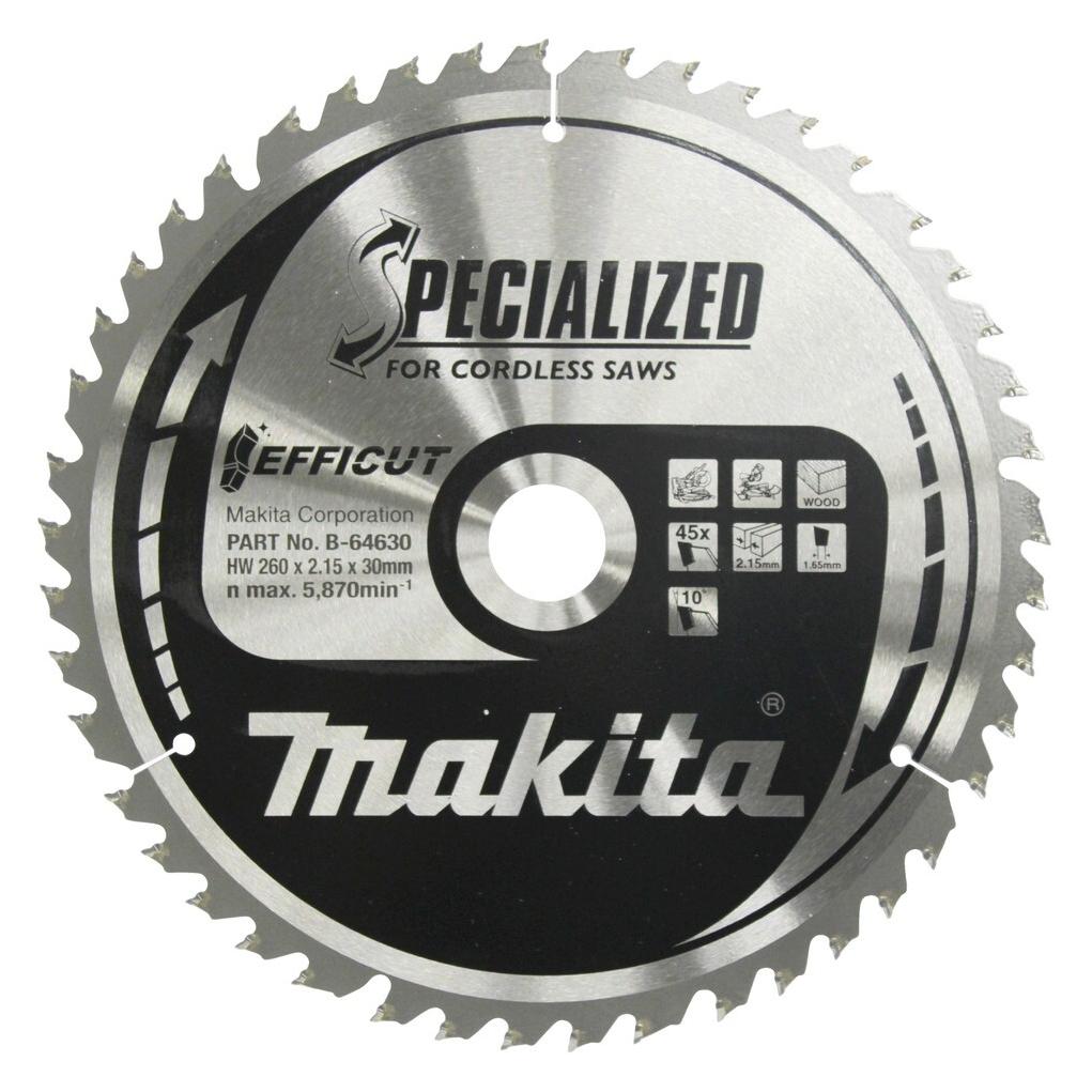 Makita EFFICUT Sägeb.260x30x45Z (B-64630)