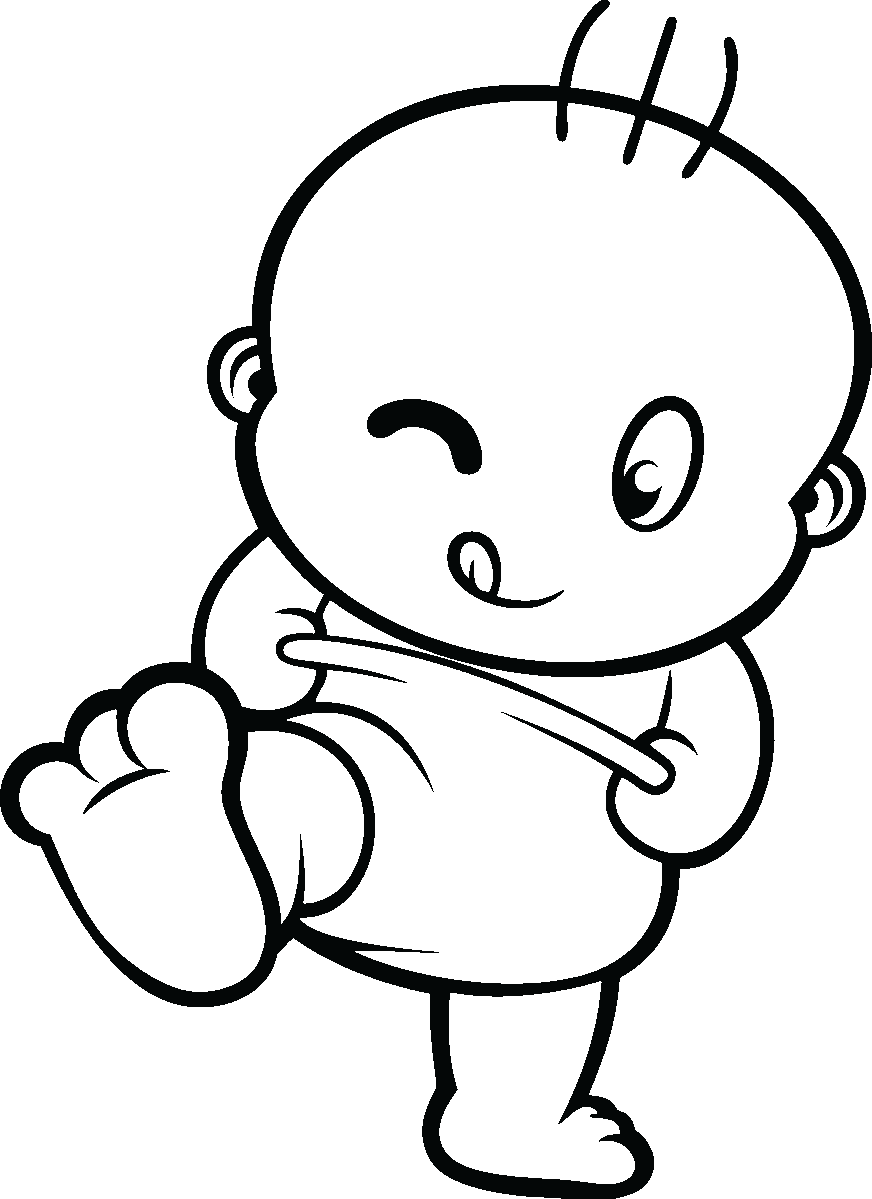 Ambiance-sticker Sticker Bébé joyeux