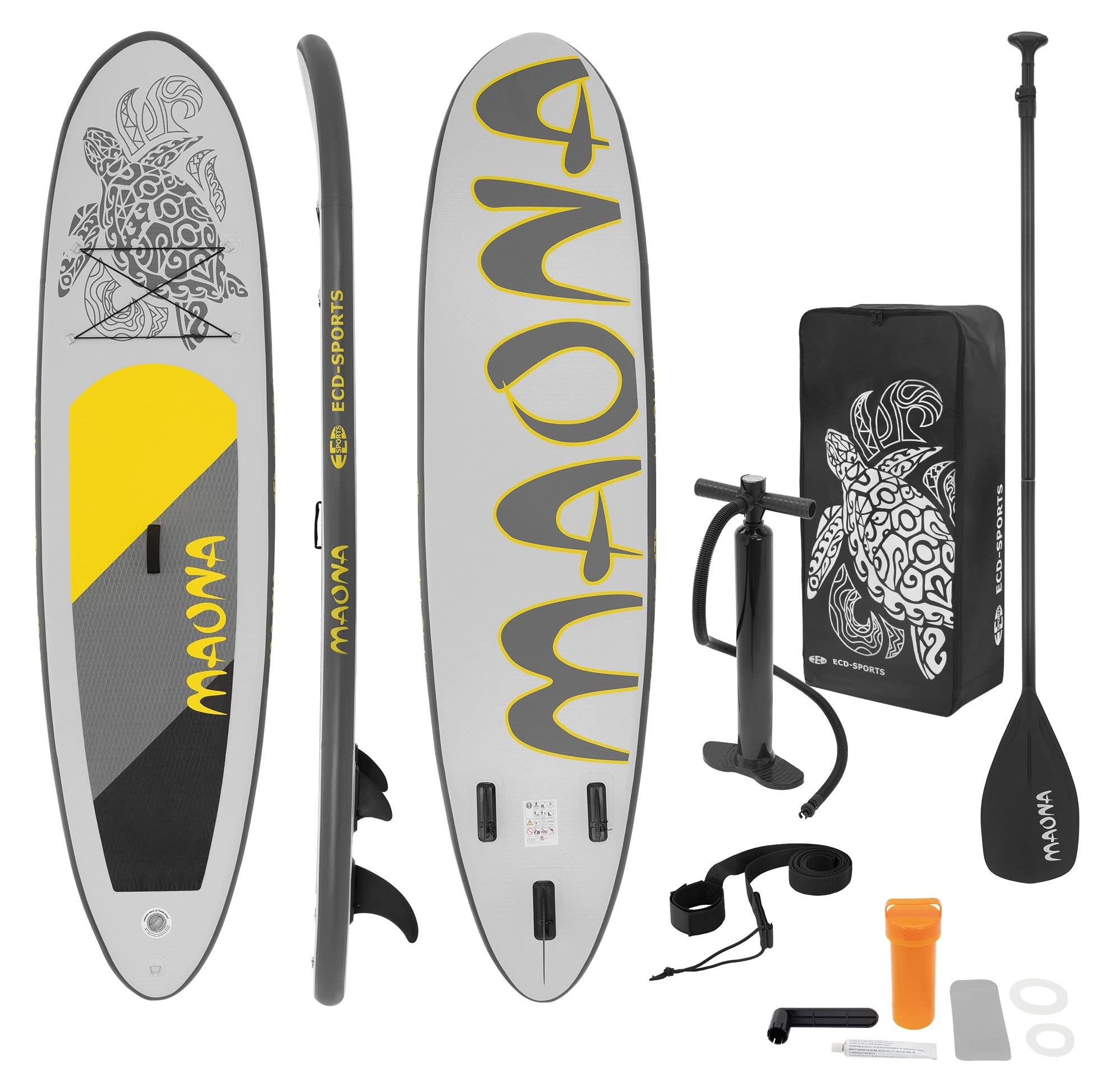 Stand-Up-Paddle-Board - Aufblasbar - 308 cm - Belastbarkeit bis 120 kg - Komplettset mit Tasche