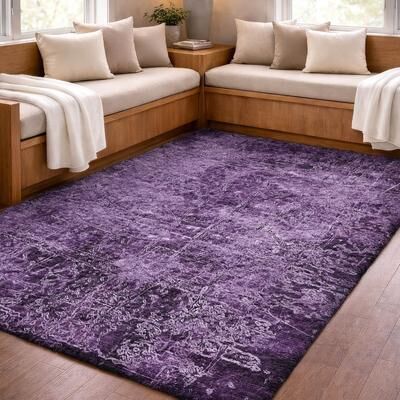 Addison Rugs Premium Washable Super Soft Ombre Highland Dream Shag Rug