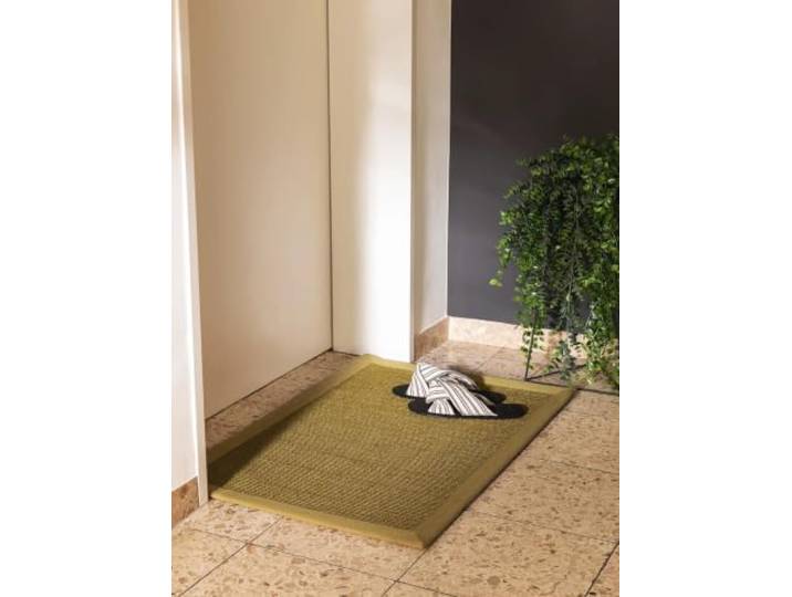 benuta Nest Sisal Naturfaser Teppich Sana - Grün 60x90 cm - Robuster Teppich für Esszimmer & Wohnzimmer - 100% Sisal Naturfaser - Zeitloses Design