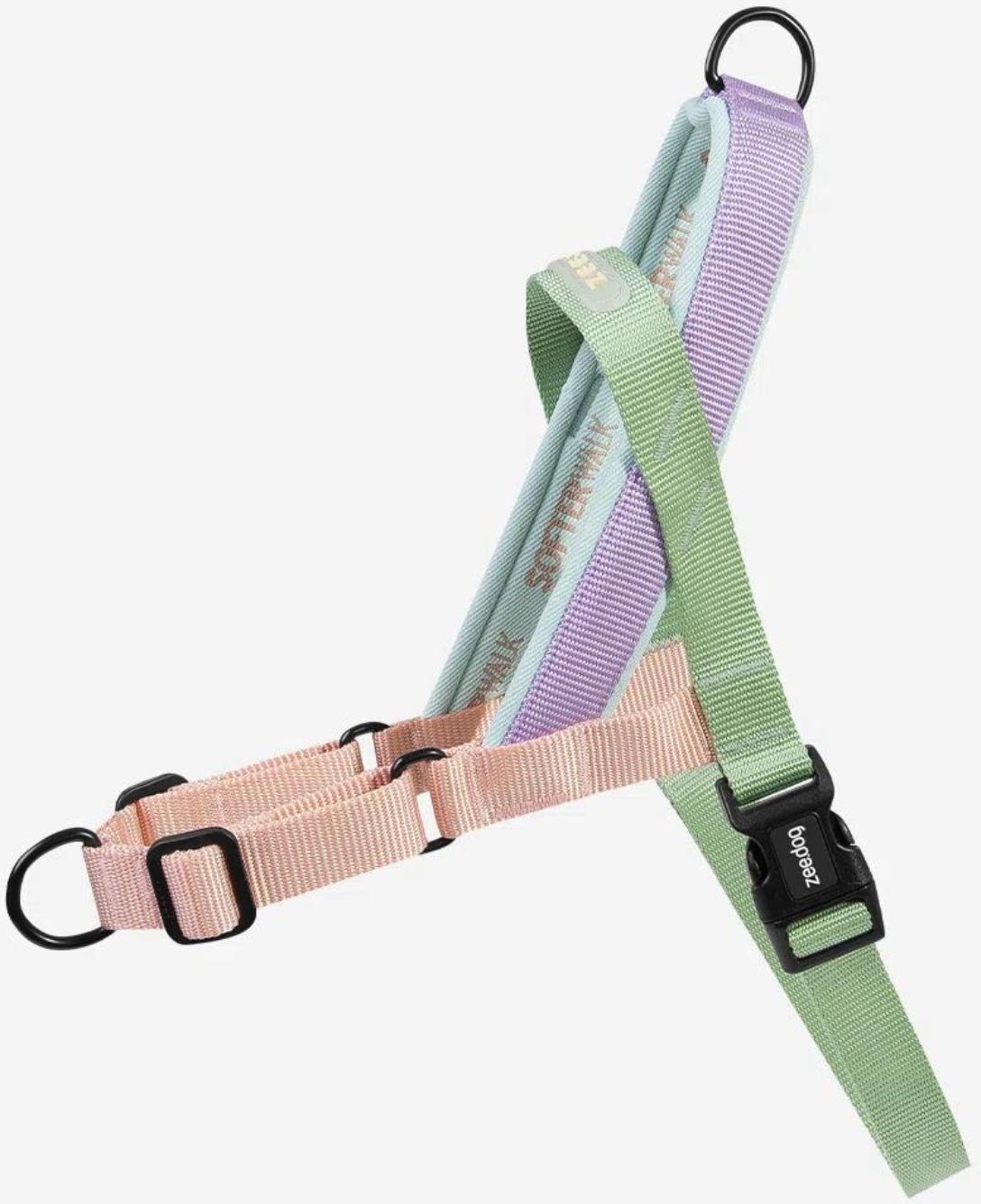 Zee.Dog Pettorina Norvegese Softer-Walk per Cani Peach L