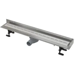 Alca Duschrinne 81 cm Edelstahl Matt Lines ALCAZLAB75LEM