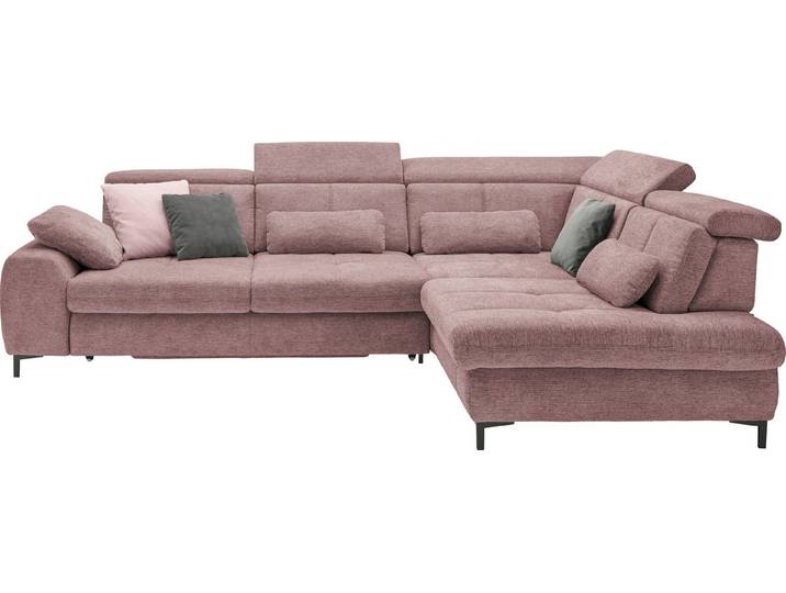 set one by Musterring Ecksofa SO 3400 Sitzhöhe 49cm, Sitztiefe verstellbar, B/T 317/220 cm, Kaltschaumpolsterung, Flachgewebe, whlw. mit Funktionen, Sitzhöhe 49