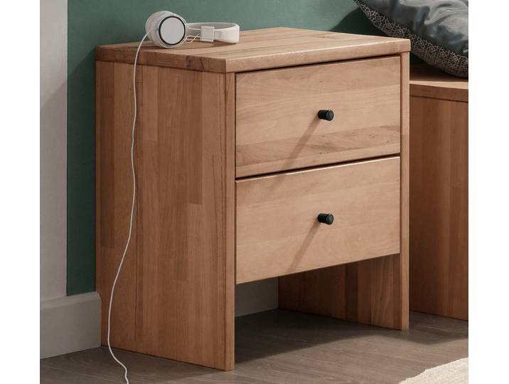 Kommode HOME AFFAIRE Dura , braun (buche), B:50cm H:56cm T:35cm, Massivholz, Sideboards, Kommode, aus FSC-zertifiziertem Massivholz, Breite 50 cm