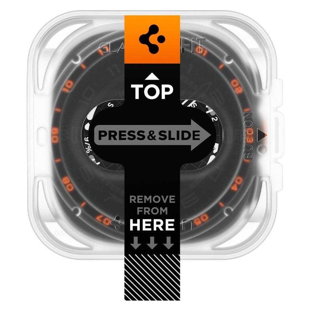 Spigen Glas tR EZ Fit 2er-Pack, transparent - Samsung Galaxy Watch Ultra 2026 47mm (AGL11758)