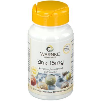 Zink 15 mg Tabletten 250 St