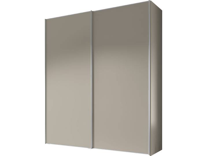 Schwebetürenschrank, Holzwerkstoff, Beige, 200×222×68 cm, 2 Türen, Modern, Staud Sinfonie Plus