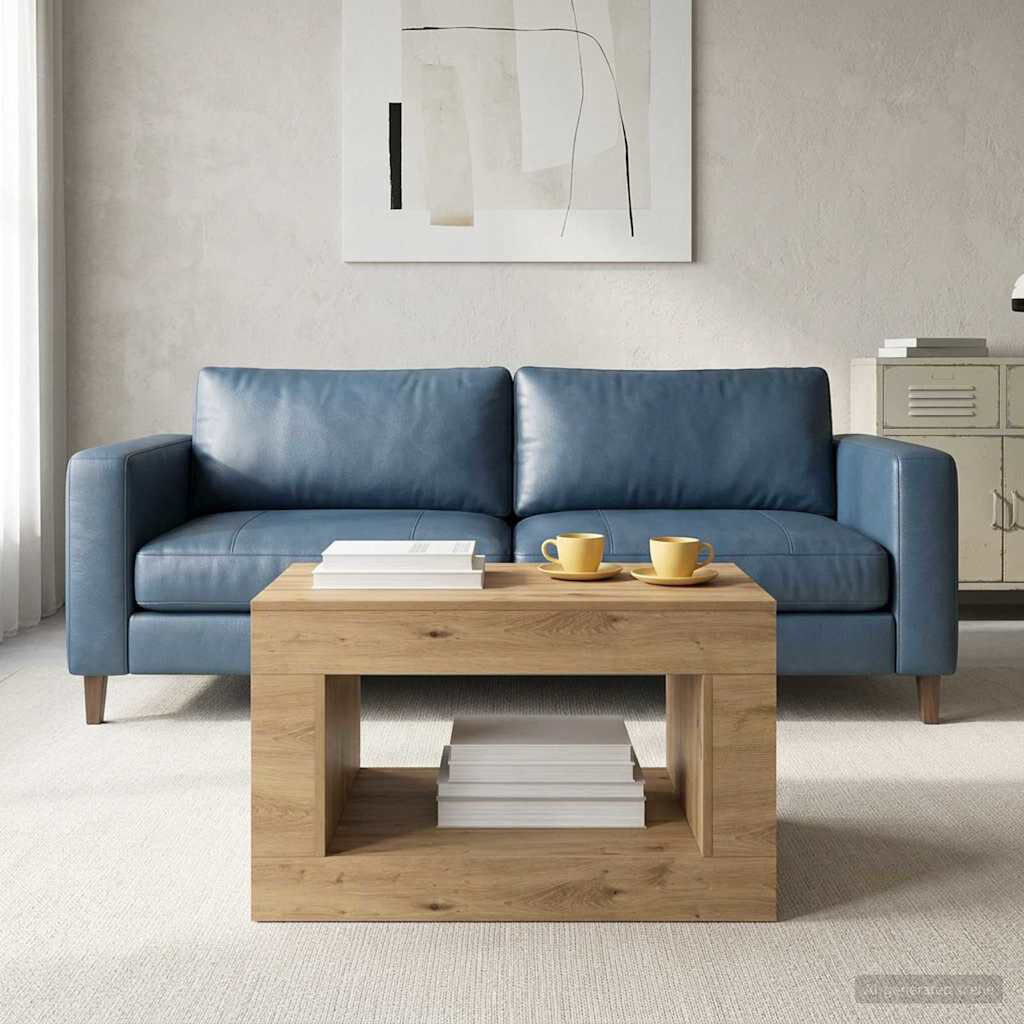 Brayden Studio Coffee Table Artisan Oak/Artisan Oak/Artisan Oak 50cm H X 80.5cm W X 50cm D