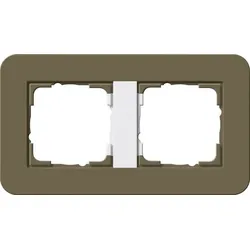 Gira Abdeckrahmen 2fach 0212416