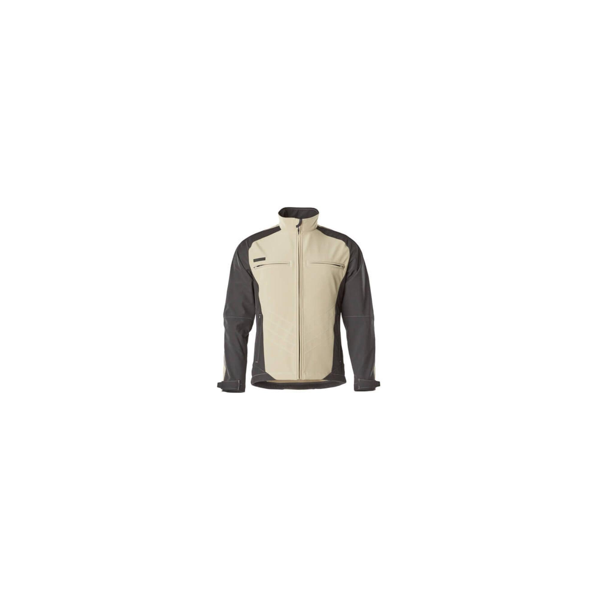 Mascot Dresden Soft Shell Jacke Größe 4XL, hellkhaki/schwarz (12002-149-5509-4XL)