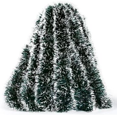 Inspire Essentials Christmas Tree Tinsel Garland Ribbon Holiday Party Decoration c 2pcs (13.12 Ft)