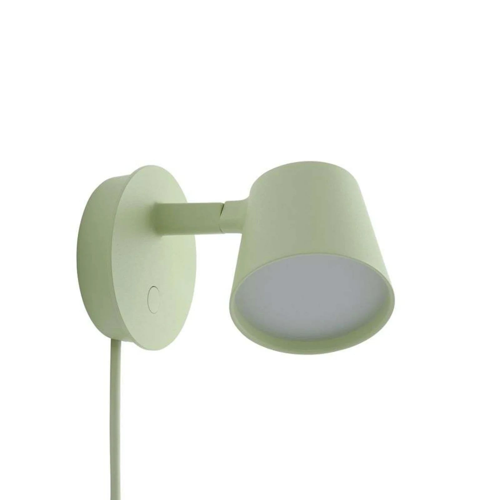 Muuto Tip Wandlamp Groen Aluminium Dimbare Up-and-Down Wandlamp